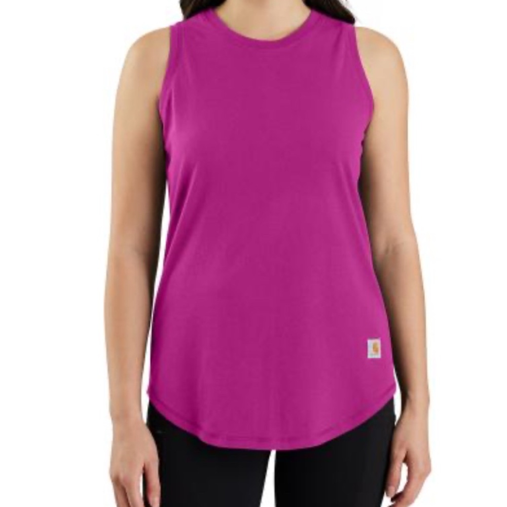 T100 Carhartt XS NWT Force Relaxed Fit Tank - X-Small Regular - Magenta
